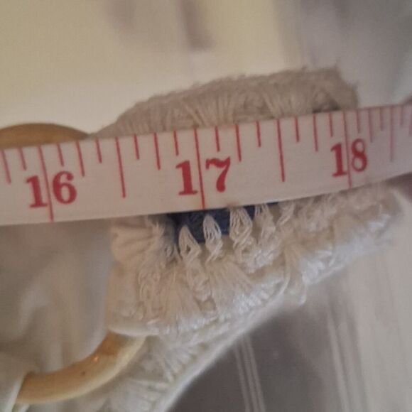 Aerie Cheeky Bikini Bottom Crochet Striped Nautical Boho Coastal Beach XL NEW - Picture 10 of 10